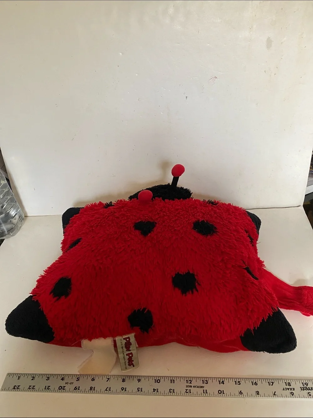 Pillow Pets Rare Retired Ms. Ladybug Folding Plush Pillow